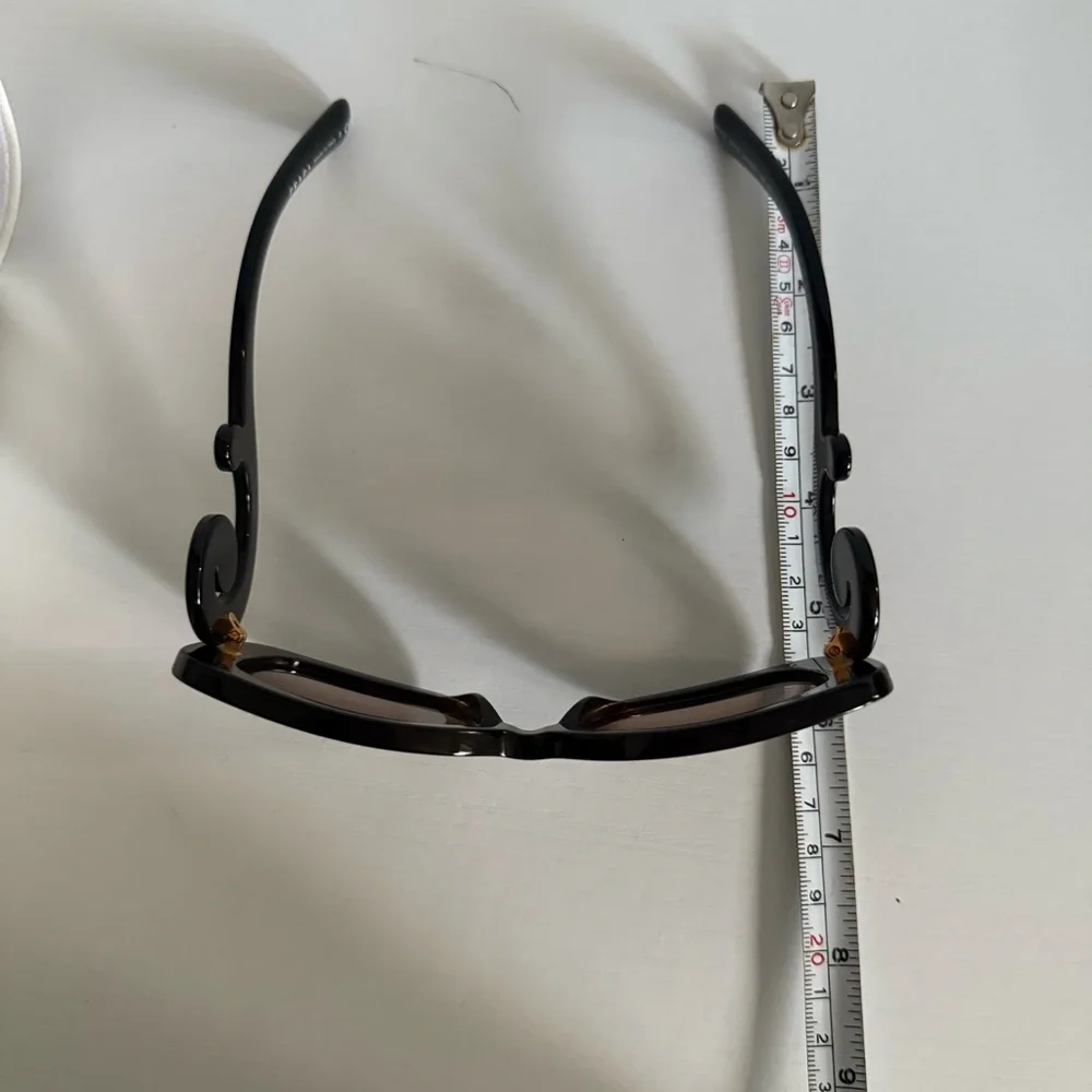 Prada SPR 27O Black Sculptural Swirl Arm Sunglasses Italy - Picture 11 of 14